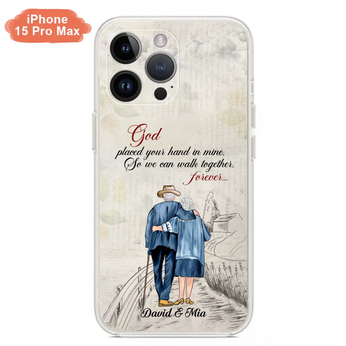 Personalized Old Couple Phone Case - Best Gift For Couple - Case For iPhone And Samsung