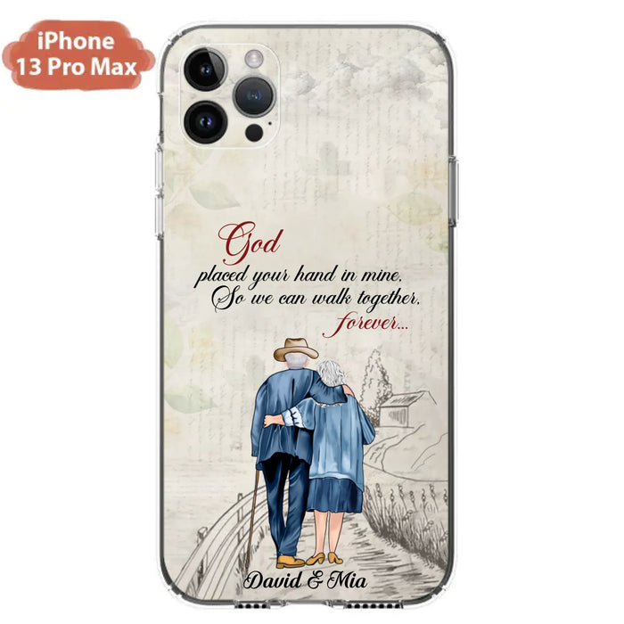 Personalized Old Couple Phone Case - Best Gift For Couple - Case For iPhone And Samsung