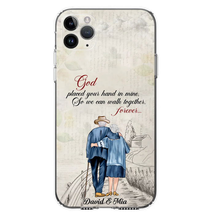 Personalized Old Couple Phone Case - Best Gift For Couple - Case For iPhone And Samsung