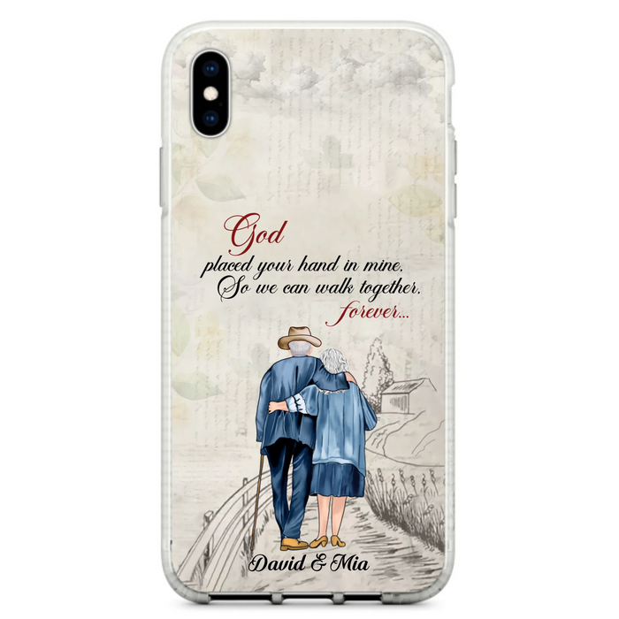 Personalized Old Couple Phone Case - Best Gift For Couple - Case For iPhone And Samsung