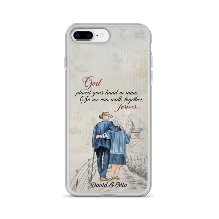 Personalized Old Couple Phone Case - Best Gift For Couple - Case For iPhone And Samsung