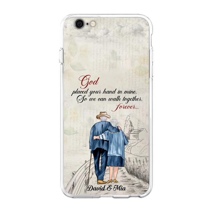 Personalized Old Couple Phone Case - Best Gift For Couple - Case For iPhone And Samsung