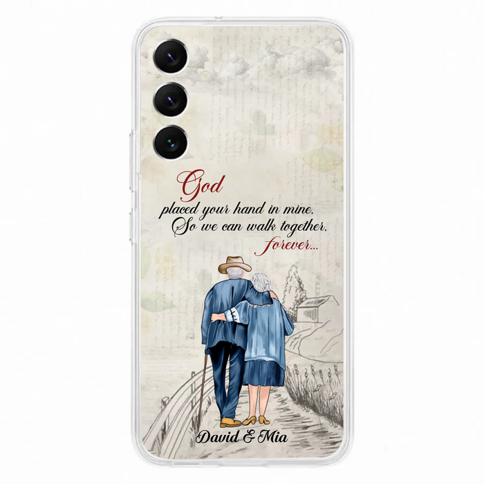 Personalized Old Couple Phone Case - Best Gift For Couple - Case For iPhone And Samsung