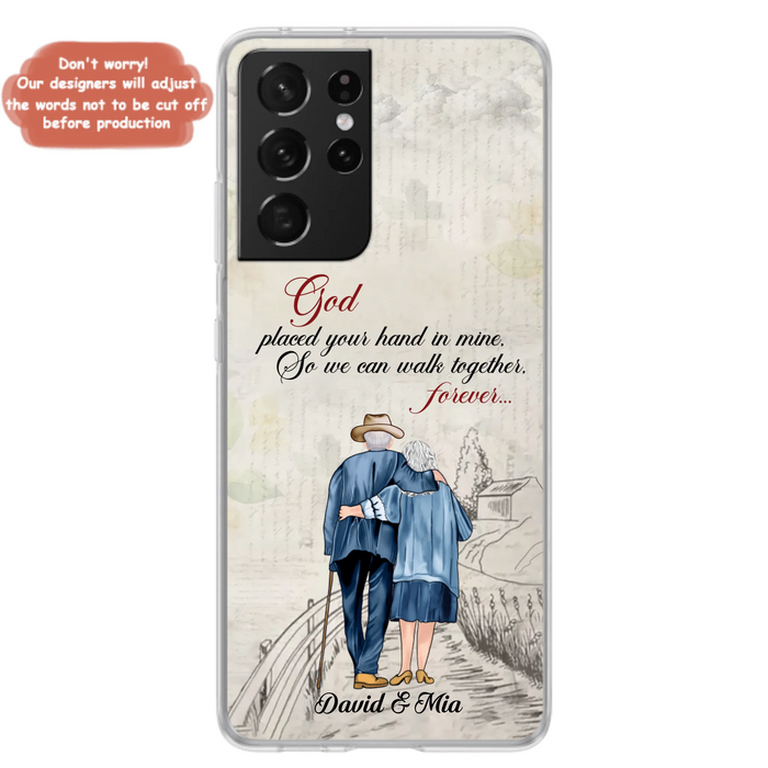 Personalized Old Couple Phone Case - Best Gift For Couple - Case For iPhone And Samsung