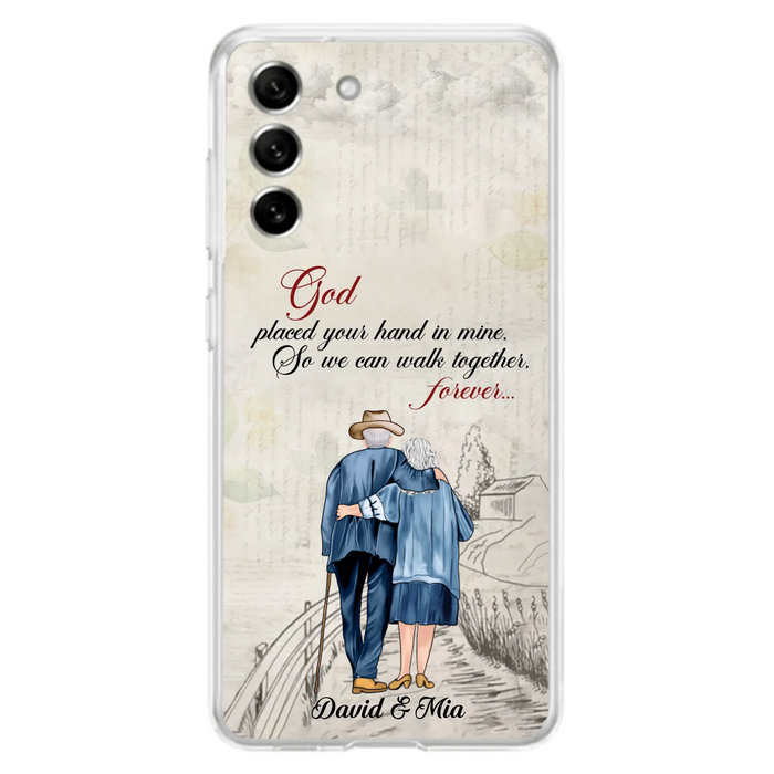 Personalized Old Couple Phone Case - Best Gift For Couple - Case For iPhone And Samsung