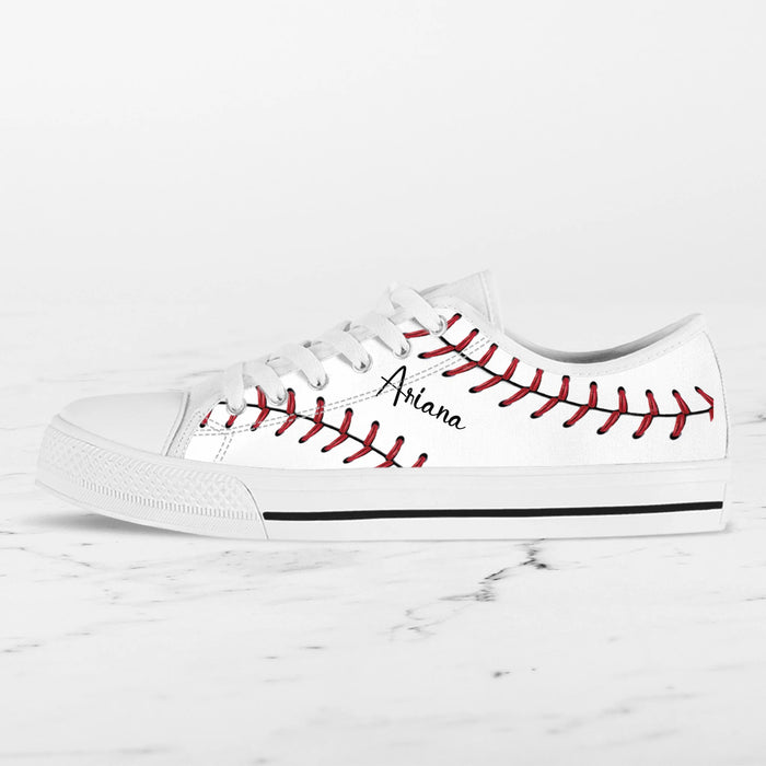 Custom Personalized Baseball Sneakers - Best Gift Idea For Baseball Lovers