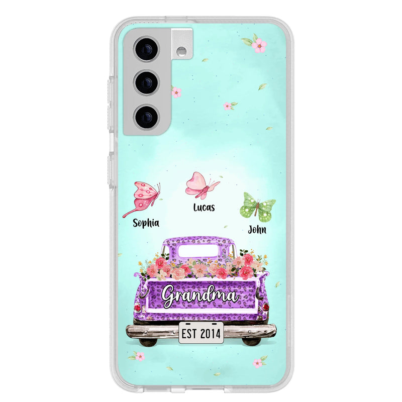 Custom Personalized Grandma Phone Case - Gift Idea For Grandma/ Mom - Case For iPhone/ Samsung