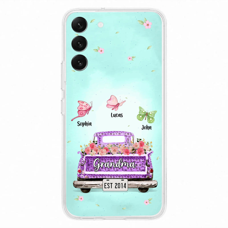 Custom Personalized Grandma Phone Case - Gift Idea For Grandma/ Mom - Case For iPhone/ Samsung