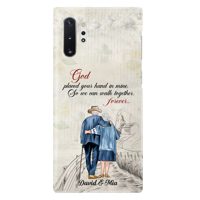 Personalized Old Couple Phone Case - Best Gift For Couple - Case For iPhone And Samsung