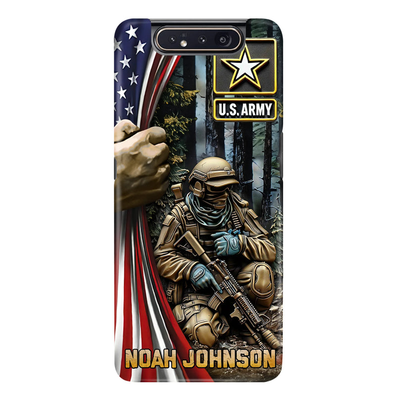 Custom Personalized Veteran Phone Case For iPhone/ Samsung - Veteran Gift Idea - Custom Name