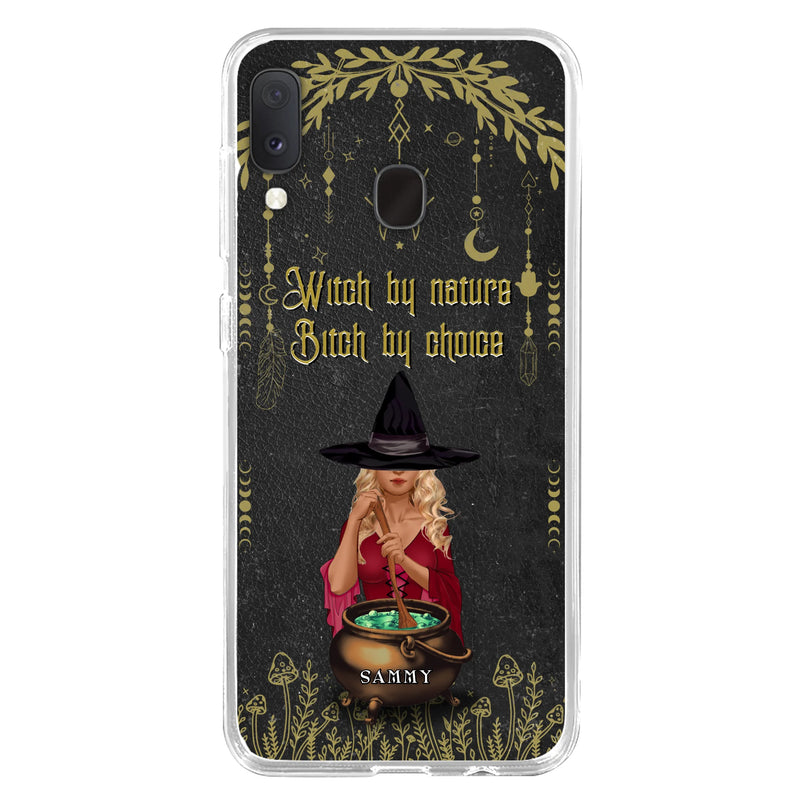 Custom Personalized Witch Phone Case - Gift Idea For Friends/Sisters/Wicca Decor/Pagan Decor - In My Kitchen Filled With Care I Welcome Water Earth Fire Air - Case for iPhone/Samsung