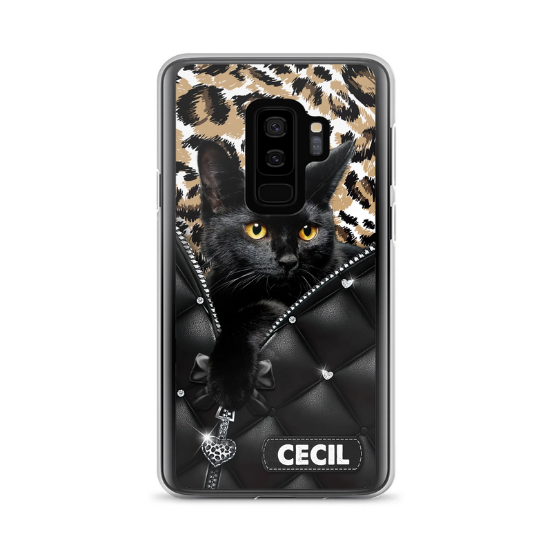 Custom Personalized Cat Phone Case For iPhone/Samsung - Upload Photo - Gift Idea For Cat Lovers