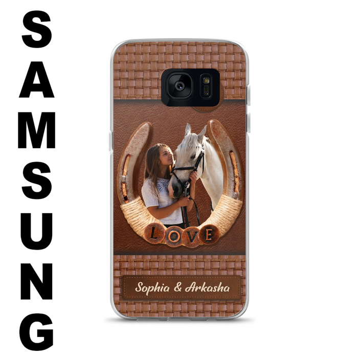 Personalized Horse Phone Case - Upload Photo - Gift Idea Horse Lover - Case For iPhone And Samsung