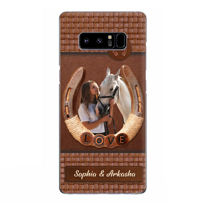 Personalized Horse Phone Case - Upload Photo - Gift Idea Horse Lover - Case For iPhone And Samsung