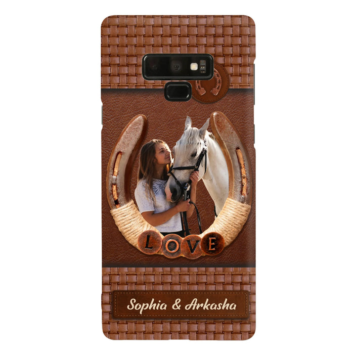 Personalized Horse Phone Case - Upload Photo - Gift Idea Horse Lover - Case For iPhone And Samsung