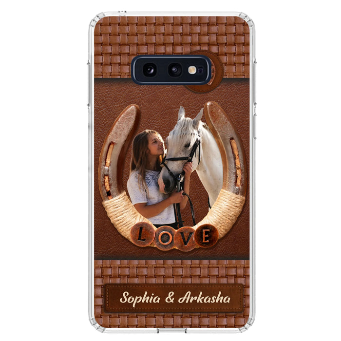 Personalized Horse Phone Case - Upload Photo - Gift Idea Horse Lover - Case For iPhone And Samsung