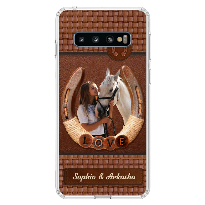 Personalized Horse Phone Case - Upload Photo - Gift Idea Horse Lover - Case For iPhone And Samsung