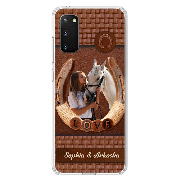 Personalized Horse Phone Case - Upload Photo - Gift Idea Horse Lover - Case For iPhone And Samsung