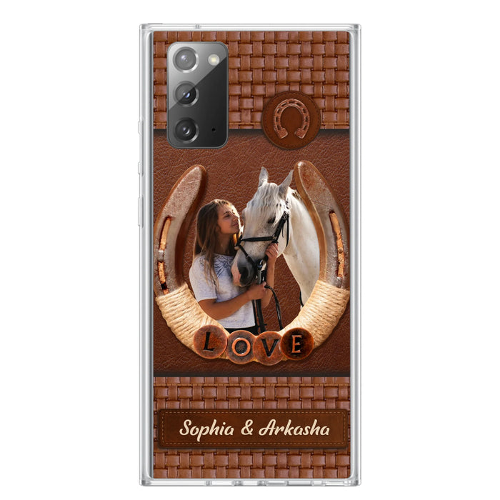 Personalized Horse Phone Case - Upload Photo - Gift Idea Horse Lover - Case For iPhone And Samsung
