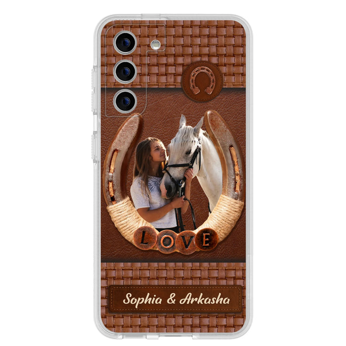 Personalized Horse Phone Case - Upload Photo - Gift Idea Horse Lover - Case For iPhone And Samsung
