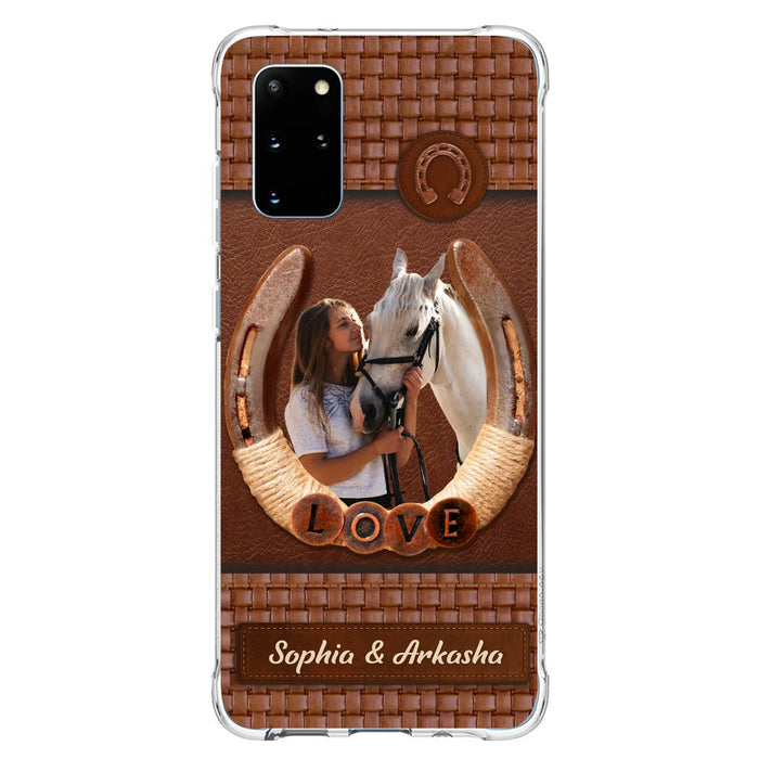 Personalized Horse Phone Case - Upload Photo - Gift Idea Horse Lover - Case For iPhone And Samsung