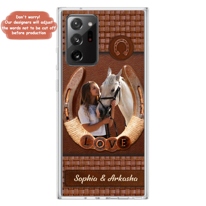 Personalized Horse Phone Case - Upload Photo - Gift Idea Horse Lover - Case For iPhone And Samsung