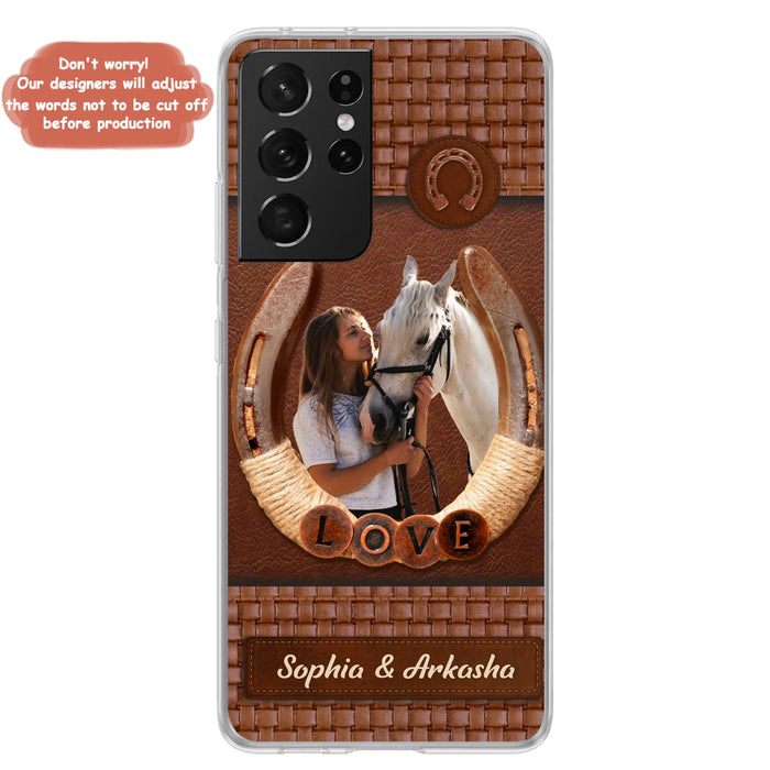 Personalized Horse Phone Case - Upload Photo - Gift Idea Horse Lover - Case For iPhone And Samsung