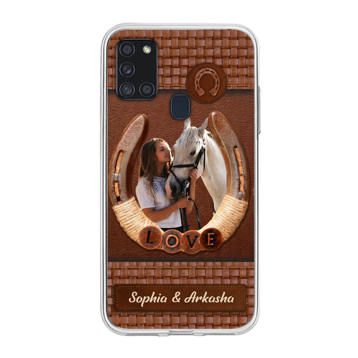 Personalized Horse Phone Case - Upload Photo - Gift Idea Horse Lover - Case For iPhone And Samsung