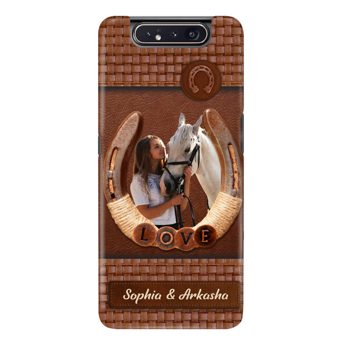 Personalized Horse Phone Case - Upload Photo - Gift Idea Horse Lover - Case For iPhone And Samsung