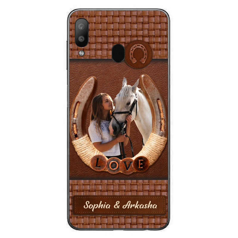 Personalized Horse Phone Case - Upload Photo - Gift Idea Horse Lover - Case For iPhone And Samsung