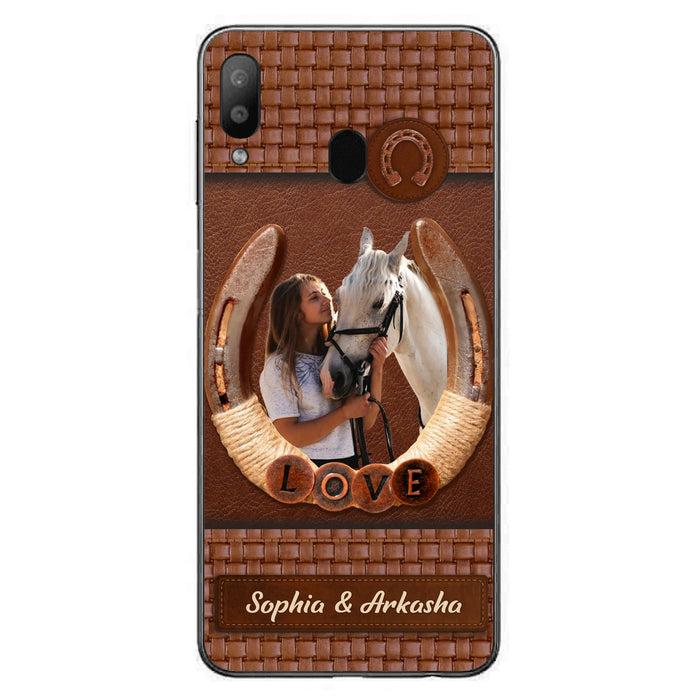 Personalized Horse Phone Case - Upload Photo - Gift Idea Horse Lover - Case For iPhone And Samsung