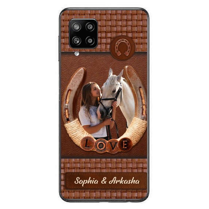 Personalized Horse Phone Case - Upload Photo - Gift Idea Horse Lover - Case For iPhone And Samsung