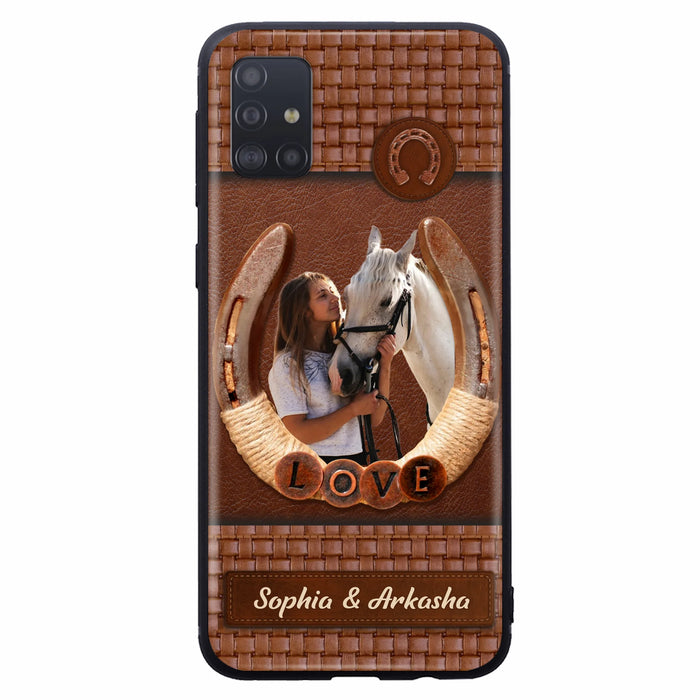 Personalized Horse Phone Case - Upload Photo - Gift Idea Horse Lover - Case For iPhone And Samsung