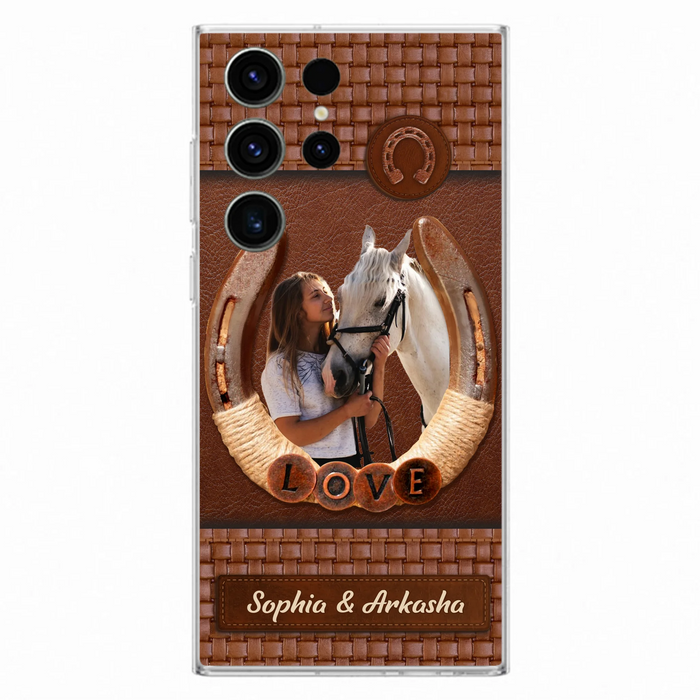 Personalized Horse Phone Case - Upload Photo - Gift Idea Horse Lover - Case For iPhone And Samsung