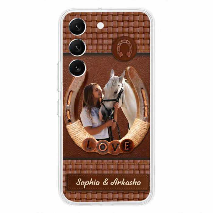 Personalized Horse Phone Case - Upload Photo - Gift Idea Horse Lover - Case For iPhone And Samsung