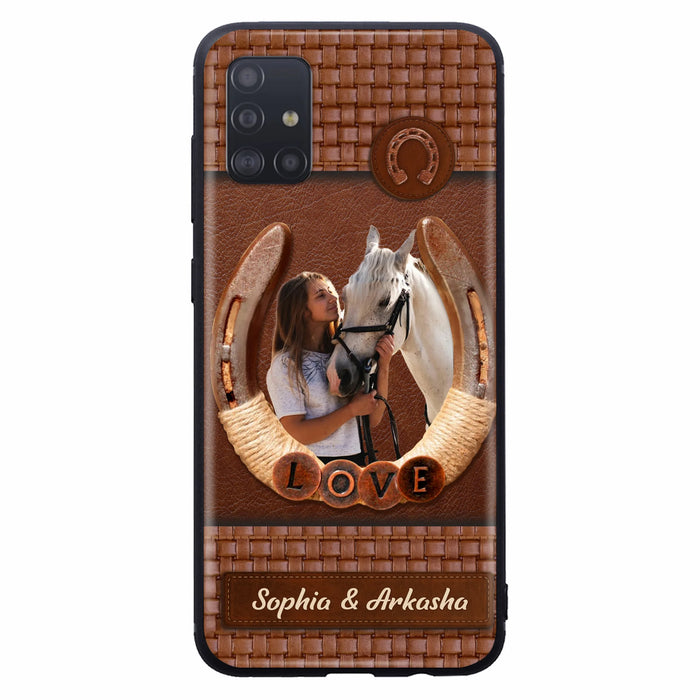 Personalized Horse Phone Case - Upload Photo - Gift Idea Horse Lover - Case For iPhone And Samsung