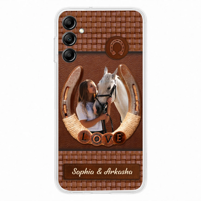 Personalized Horse Phone Case - Upload Photo - Gift Idea Horse Lover - Case For iPhone And Samsung