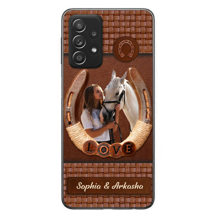 Personalized Horse Phone Case - Upload Photo - Gift Idea Horse Lover - Case For iPhone And Samsung