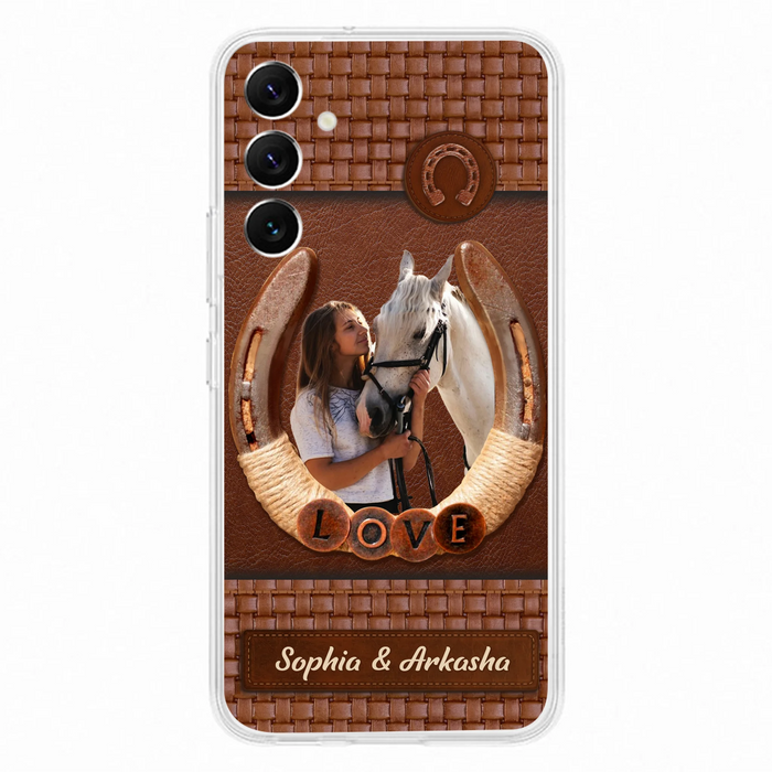 Personalized Horse Phone Case - Upload Photo - Gift Idea Horse Lover - Case For iPhone And Samsung