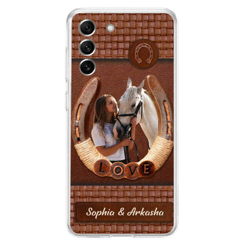 Personalized Horse Phone Case - Upload Photo - Gift Idea Horse Lover - Case For iPhone And Samsung