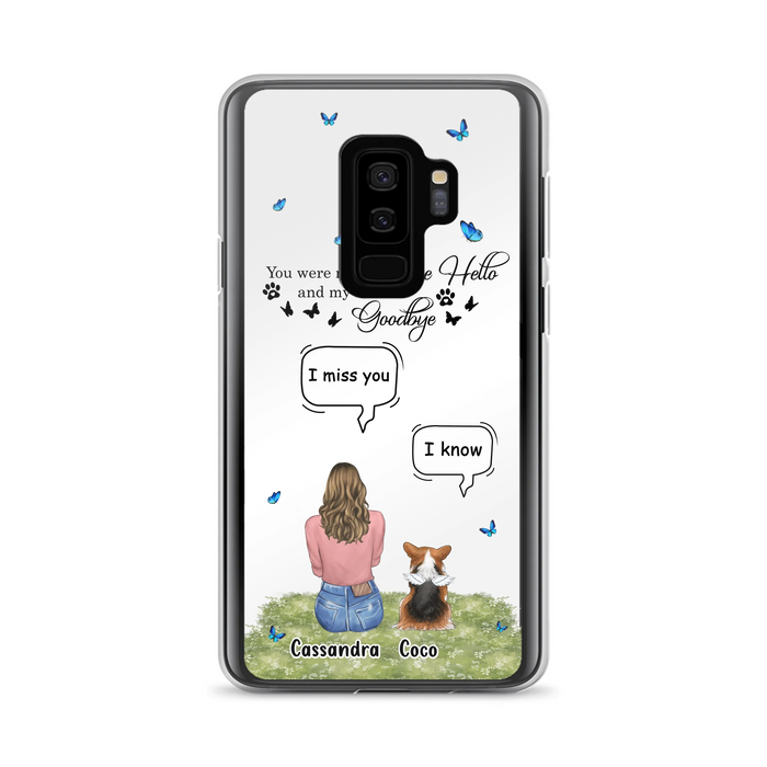 Personalized Pet Phone Case - Up to 4 Pets - Mother's Day Gift Idea For Couple/Dog/Cat Lover - You Were My Favorite Hello - Case For iPhone/Samsung