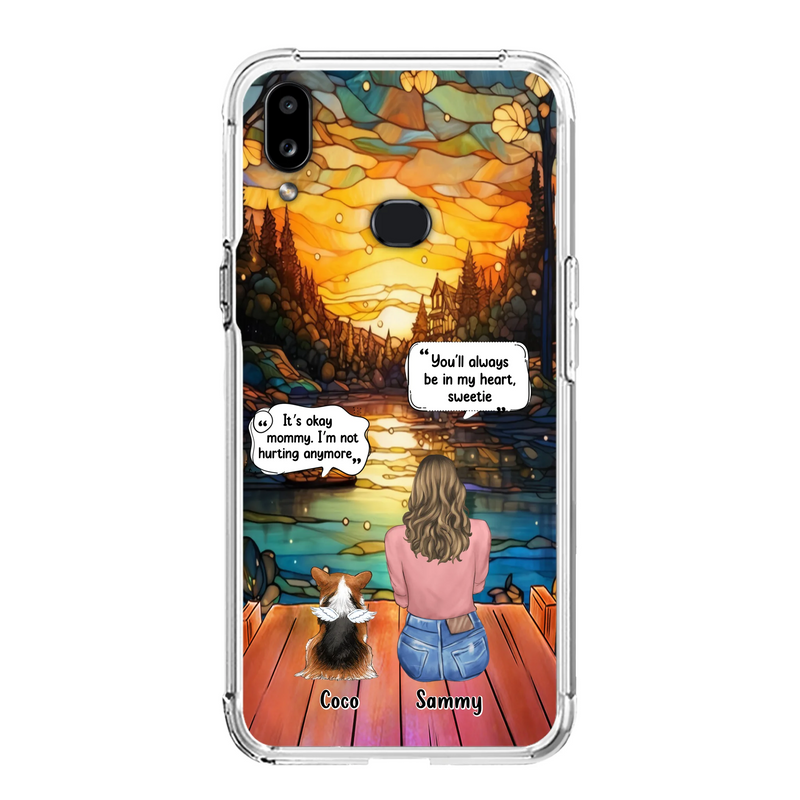 Personalized Memorial Pet Phone Case - Memorial Gift Idea For Dog/Cat/Rabbits Owners - You'll Always Be In My Heart, Sweetie - Case For iPhone/Samsung