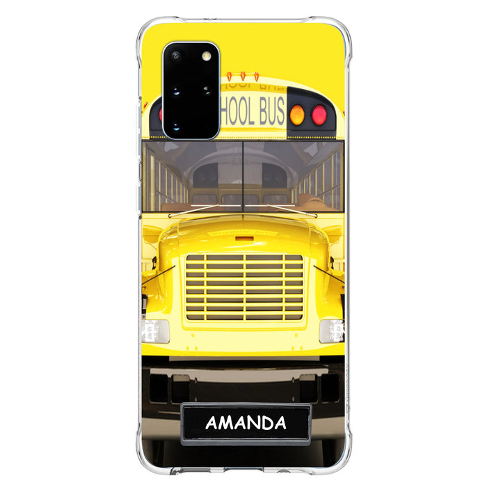 Personalized School Bus Phone Case - Gift Idea For School Bus Lovers - Case For iPhone, Samsung and Xiaomi
