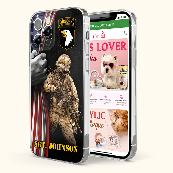 Custom Personalized Veteran Phone Case - Gift Idea For Veteran - Case For iPhone And Samsung