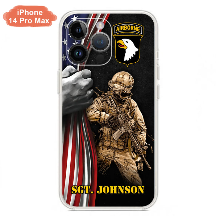 Custom Personalized Veteran Phone Case - Gift Idea For Veteran - Case For iPhone And Samsung