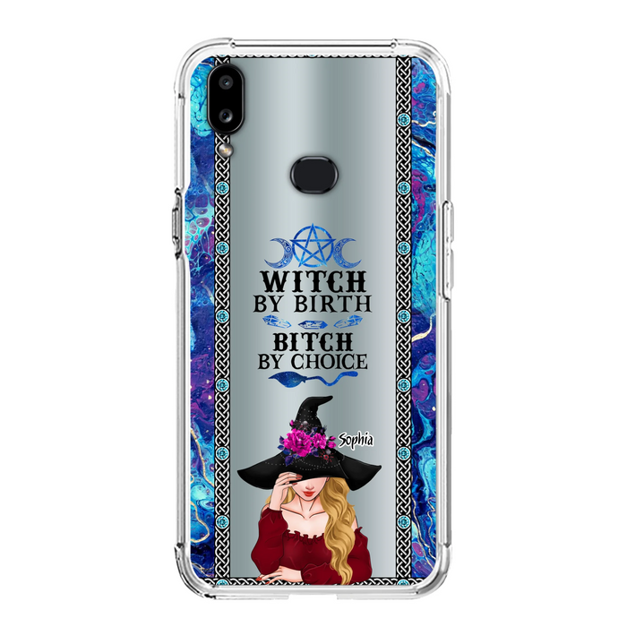 Custom Personalized Witch Phone Case for iPhone and Samsung - Gift Idea For Halloween - Witch By Birth, Bitch By Choice