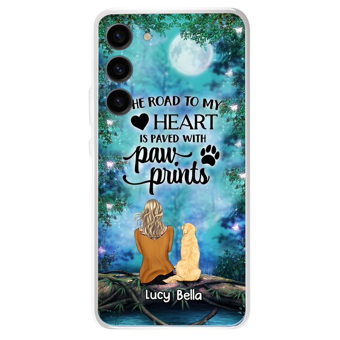 Custom Personalized Memorial Dog Phone Case - Upto 5 Dogs - Gift Idea For Dog Lover - Case For iPhone And Samsung