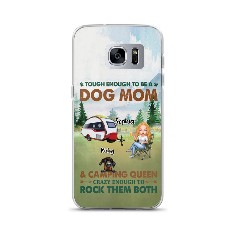 Custom Personalized Camping With Dogs Phone Case - Up to 5 Dogs - Best Gift For Dog Lovers - I Like Camping And Dogs And Maybe 3 People - Case For iPhone/Samsung