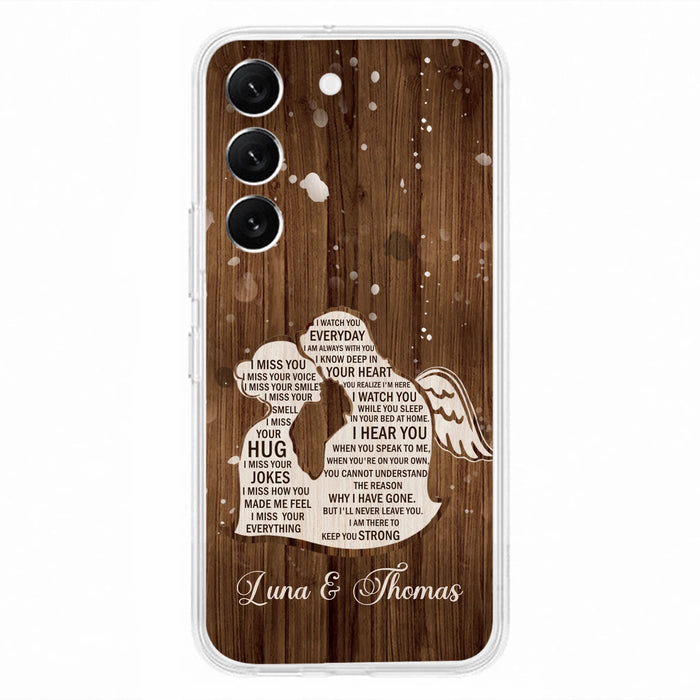 Custom Personalized I Miss Your Voice Memorial Phone Case - Memorial Gift Idea For Couple - Case For iPhone And Samsung