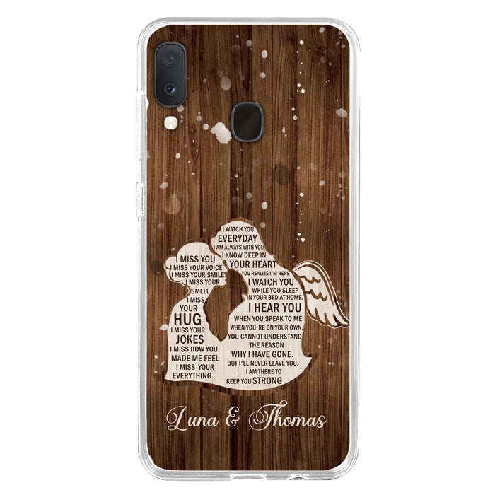 Custom Personalized I Miss Your Voice Memorial Phone Case - Memorial Gift Idea For Couple - Case For iPhone And Samsung
